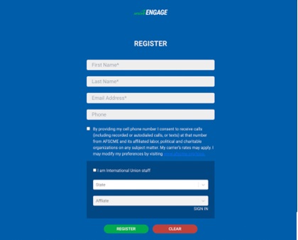 Engage Register